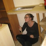 Montage der Arbeitsplatte